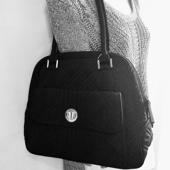 Vera Bradley Handbags - NWOT.  Black Vera Bradley Satchel